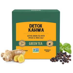 Detox-Kahwa Green Tea with Active Spices and Rock Salt