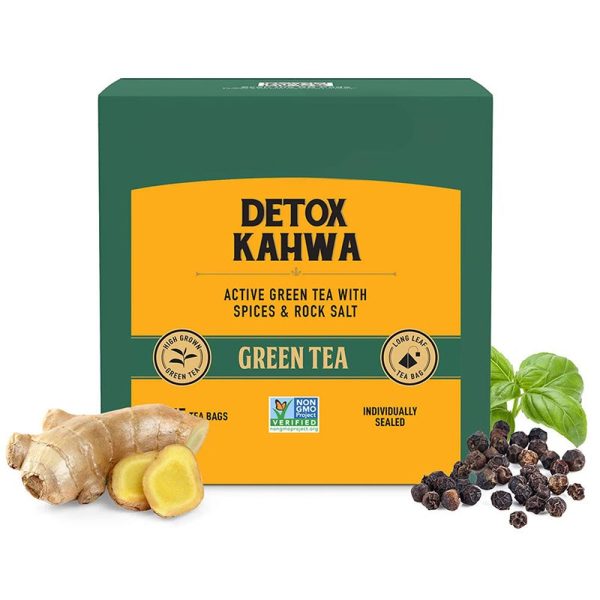 Detox-Kahwa Green Tea with Active Spices and Rock Salt