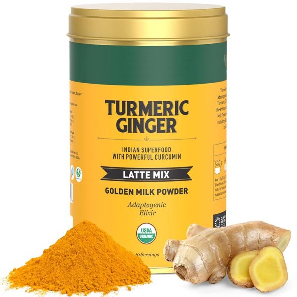 Turmeric Ginger Latte, Golden Milk Powder SuperFood, 100 Gm