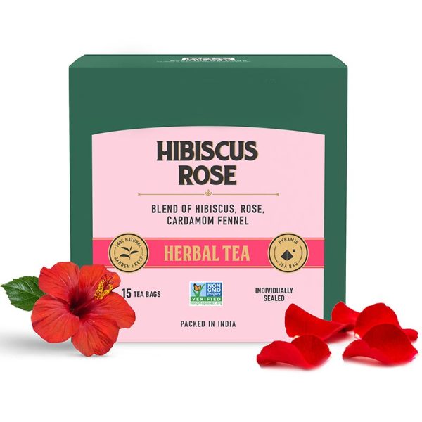 Metabolism Booster Hibiscus Rose Green Tea